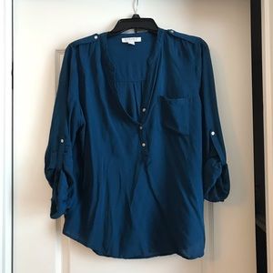 Forever 21 silk shirt
